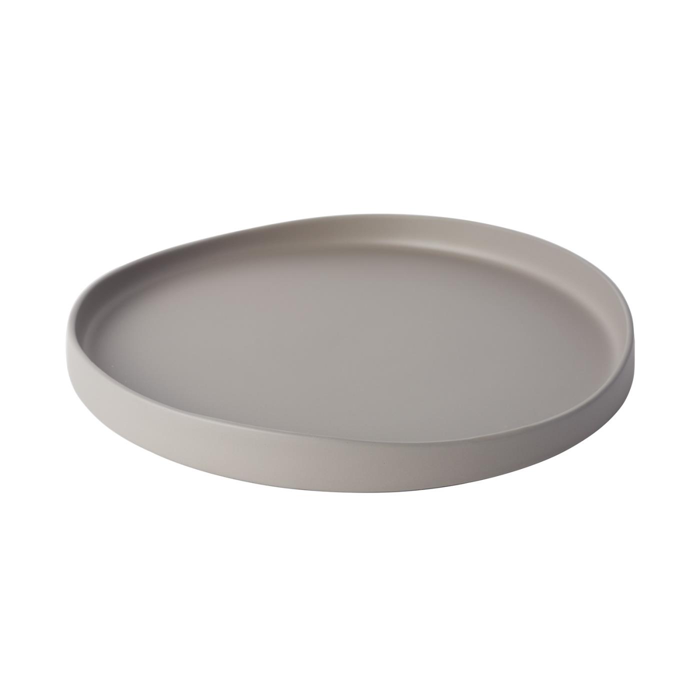 Billow Rim Tray 12.75" - Grey