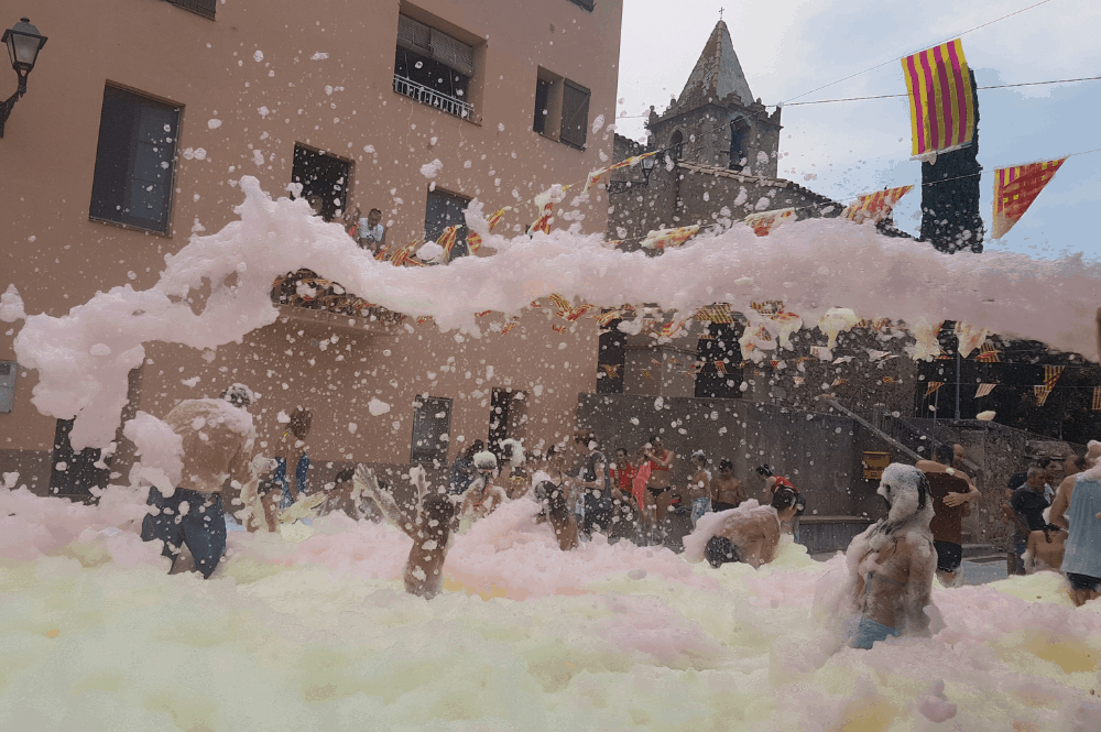 Fiesta de la espuma