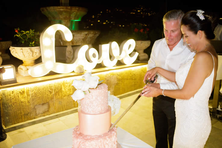 Catering y tarta de boda