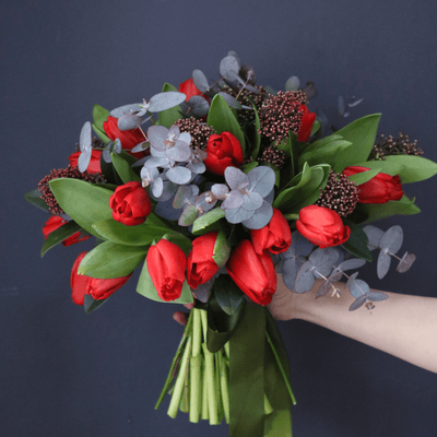 Red Wedding Bouquet