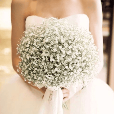 Baby Breath Wedding Bouquet
