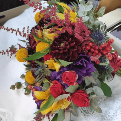 Colorful Wedding Bouquet