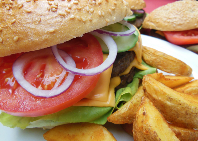 Burger vom Grill