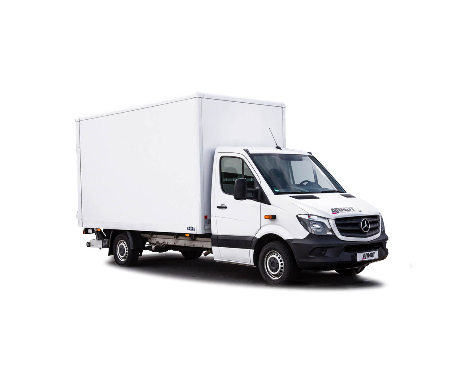Sprinter / 3,5-t LKW mit Koffer und Hebebühne (Gruppe T5)