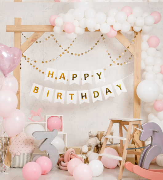 Eventdekoration für Geburtstag & Jubiläum