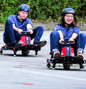 E-Bobby Cart Parcour & Race