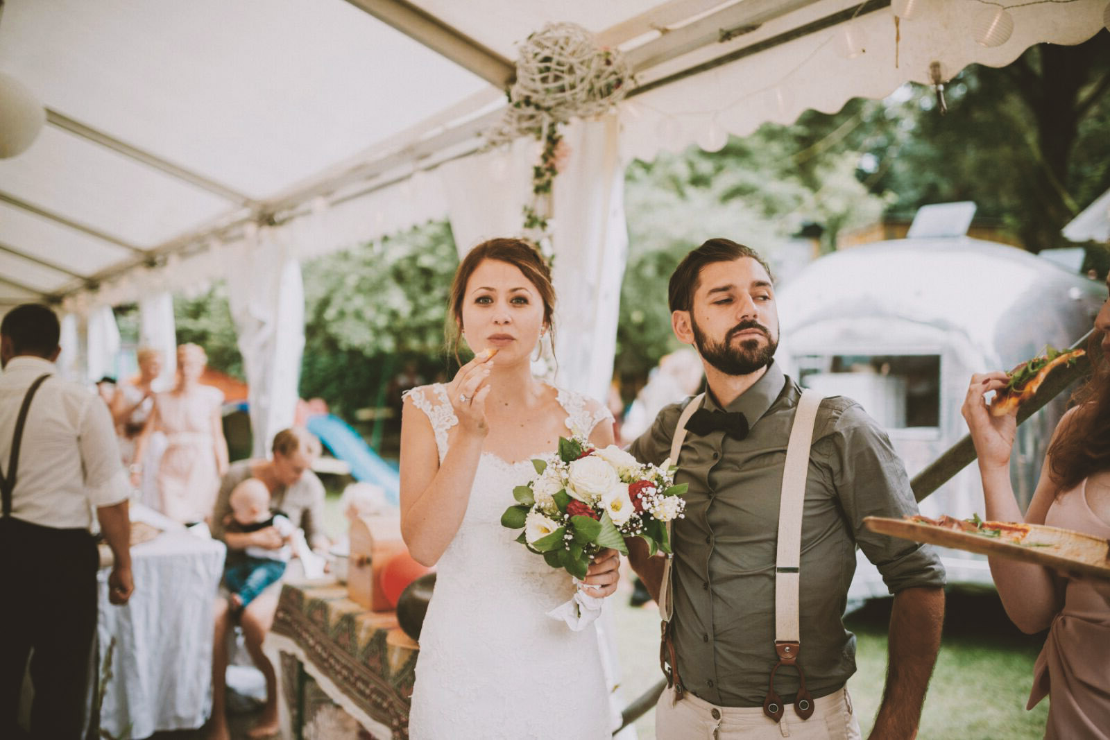 Hochzeitscatering mit Pizza Truck