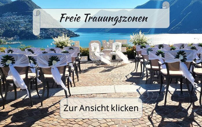 Dekoration für freie Trauungszonen