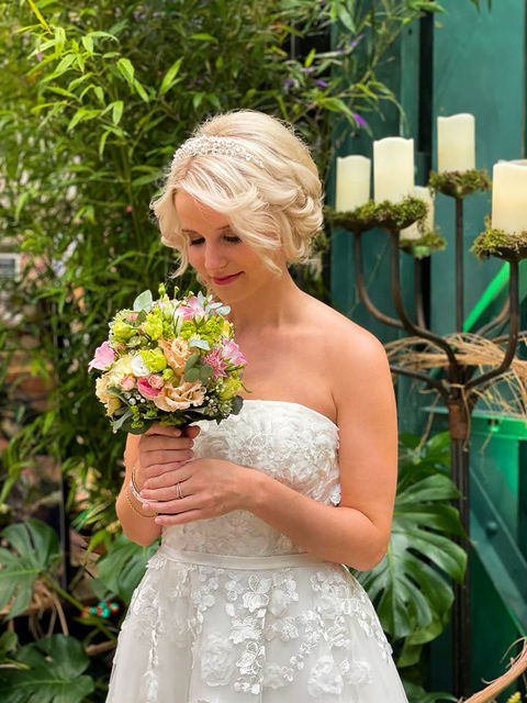 Tischdekorationen für die Hochzeit