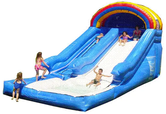 Rainbow Water Slide