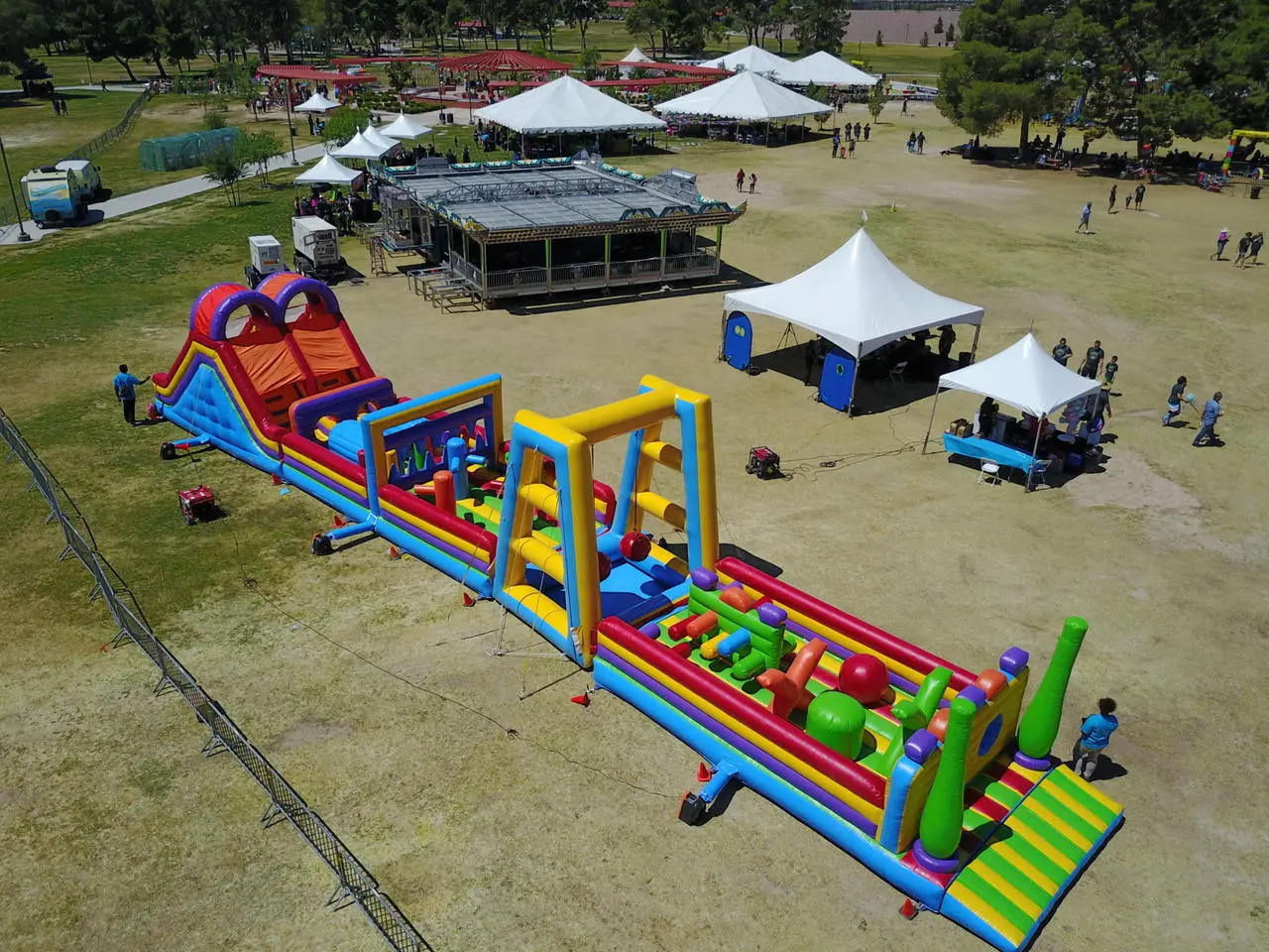 88' Inflatable Obstacle Course