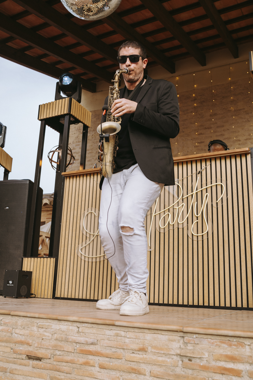 Saxofonista en Valencia