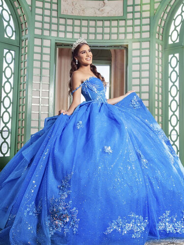 Ocean Blue Ball Gown