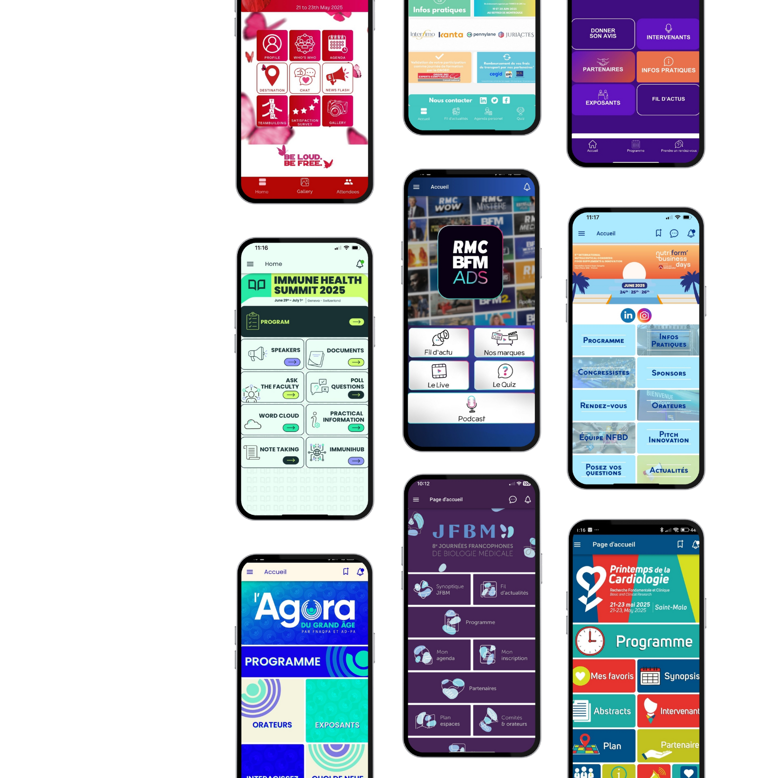 Application événementielle