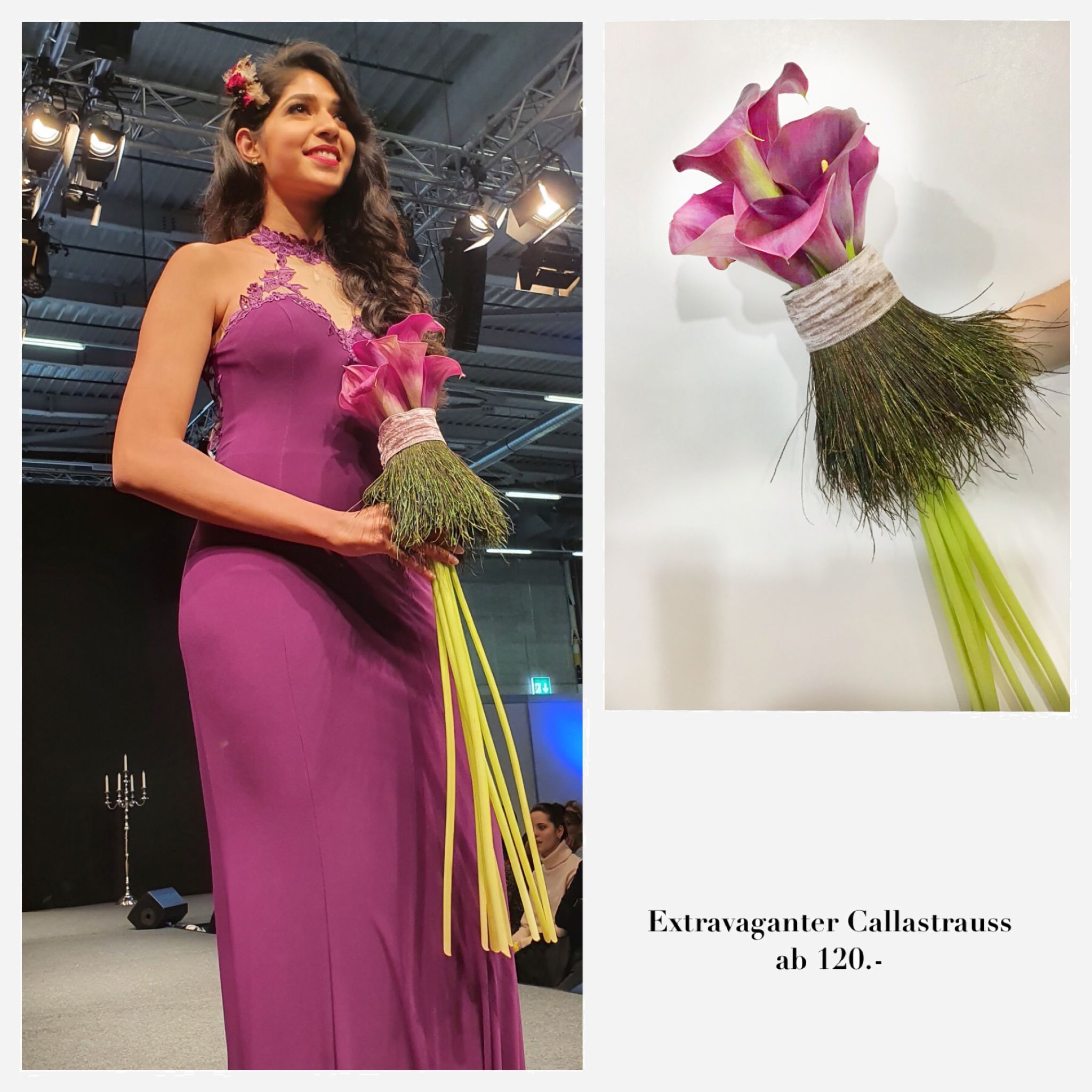 Extravaganter Calla-Brautstrauss