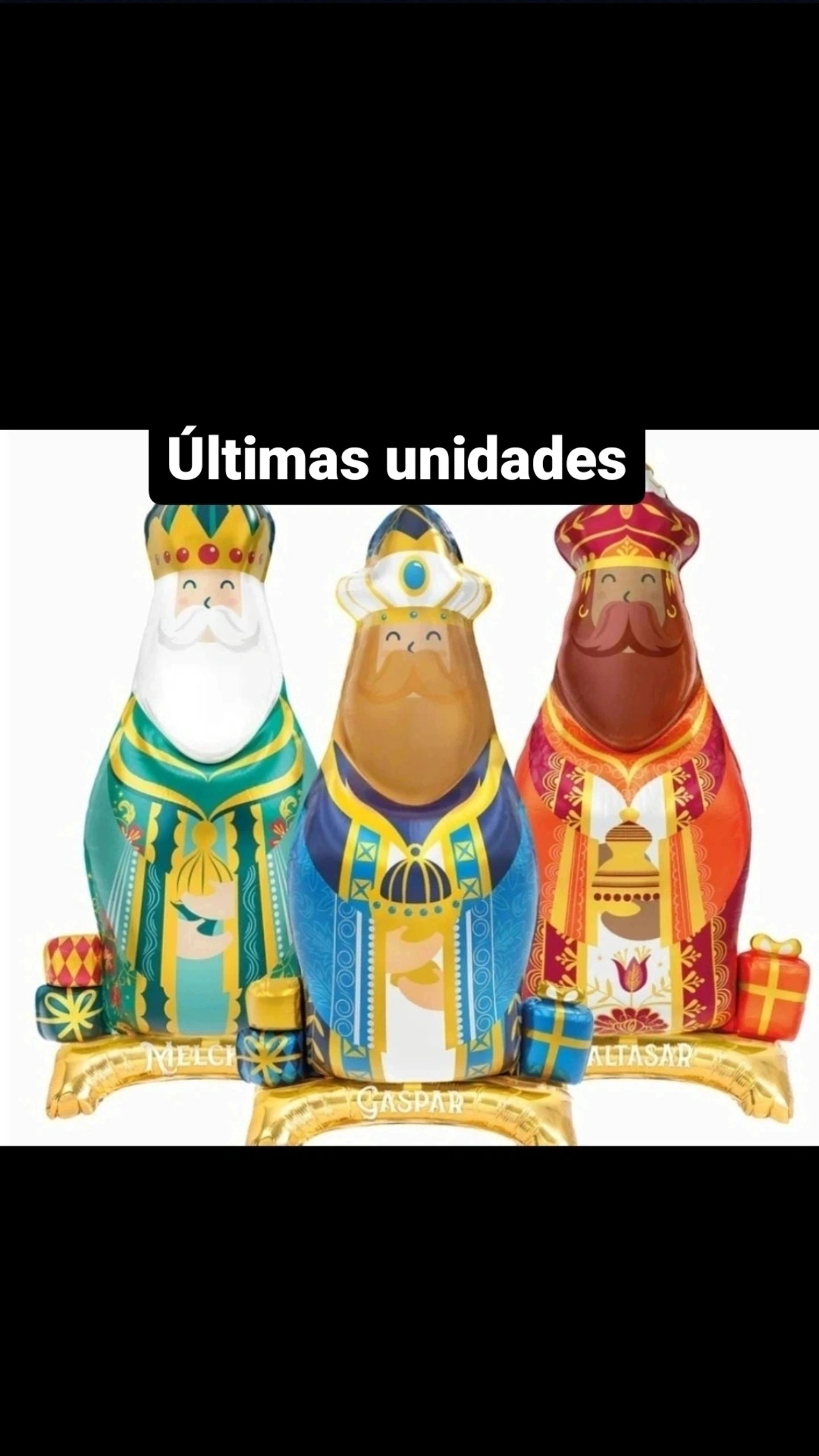 Pack 3 reyes magos grandes