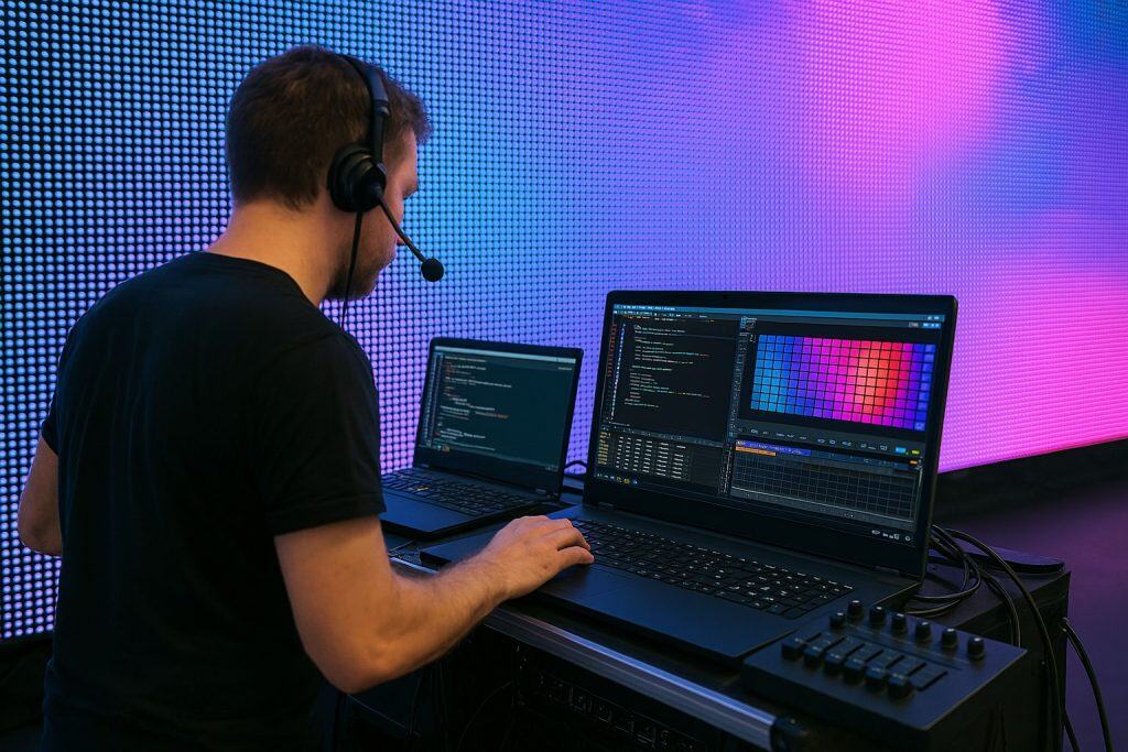 Videotechnik – LED-Wände & Videoprojektion