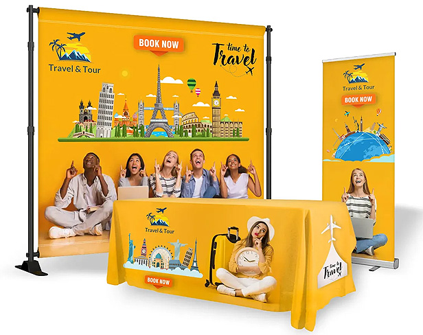 Full Branded Trade-Show Display-Set (10'×10')