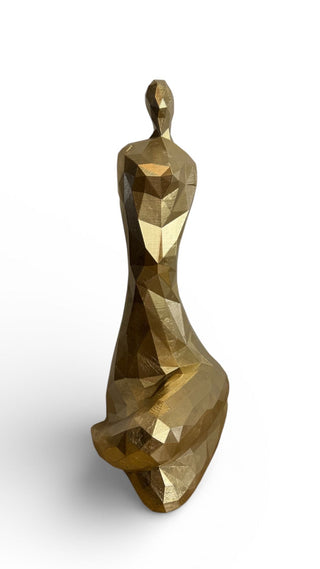 Seated Woman Sculpture – Poly Effect