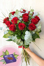 Sparkling Red Roses