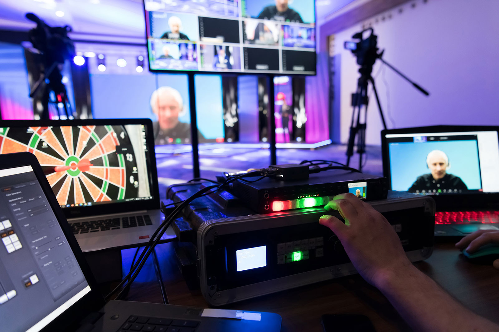 Medientechnik für hybride Veranstaltungen