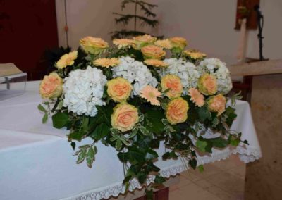 Blumentischdeko
