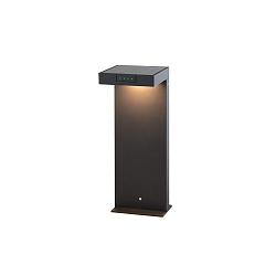 SIGOR Akku-Solarleuchte ALA GROUND MINI mit Sensor, IP65, graphitgrau
