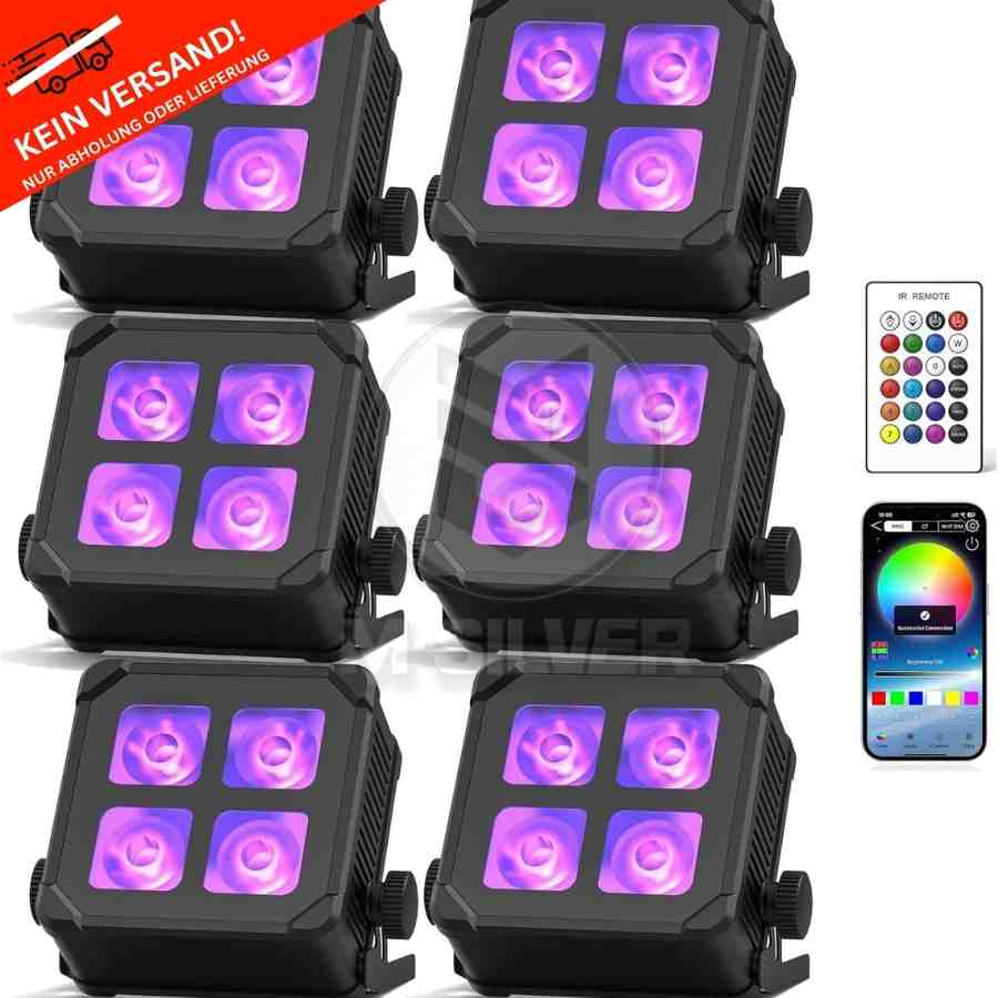 Akku LED Scheinwerfer mieten – IP65 Wasserfest Indoor & Outdoor WDMX