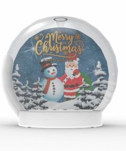Aufblasbare Schneekugel mieten