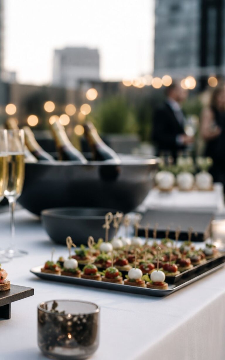 Hochzeitscatering Empfang