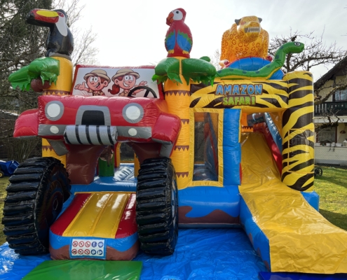Hüpfburg Safari