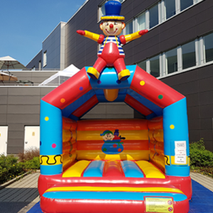 Hüpfburg Clown mit Dach