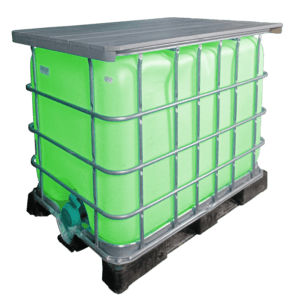 Highlightcube M – beleuchteter Stehtisch – 600L IBC