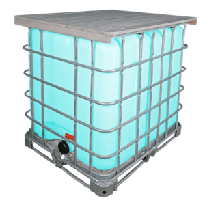 Highlightcube XXL – beleuchteter Stehtisch – 1000L IBC – großer Akku