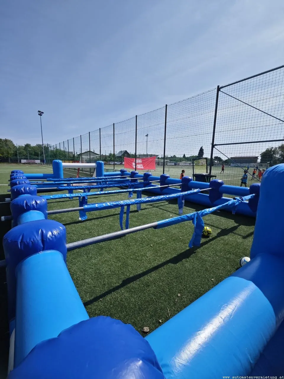 Human Soccer Feld, 12 Personen, inkl. Blower