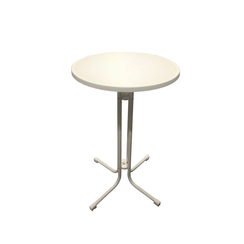 Stehtisch Weiß Ø 70 cm
