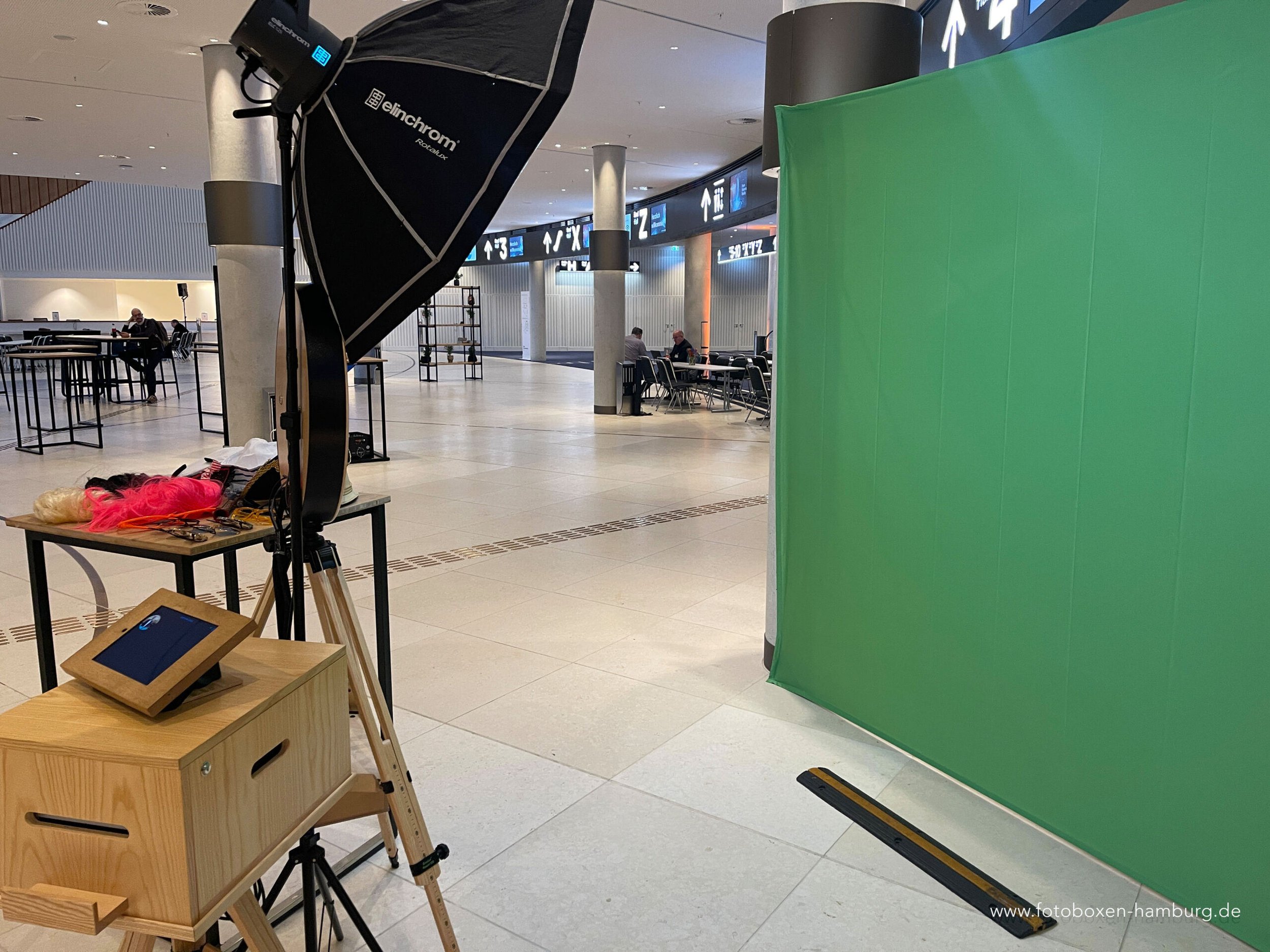 Greenscreen-Fotobox