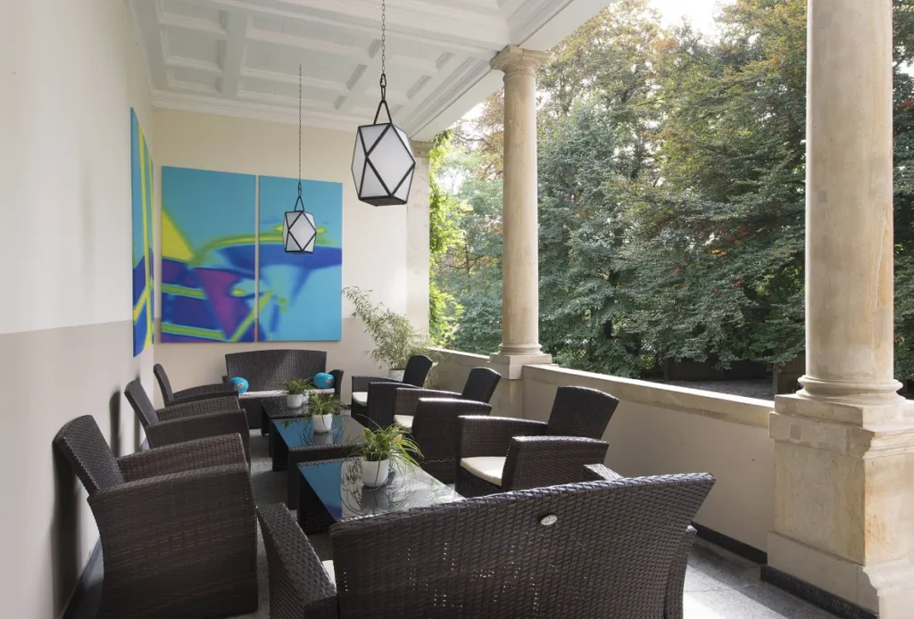 Terrasse und Garten