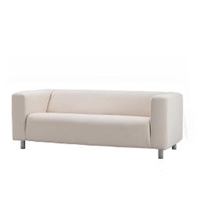 Loungesofa weiß 3 Sitzer