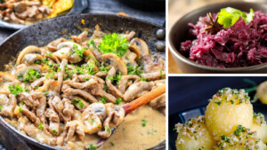 Menü Vegan – Zürcher Geschnetzeltes