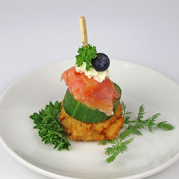 Fingerfood und Suppe
