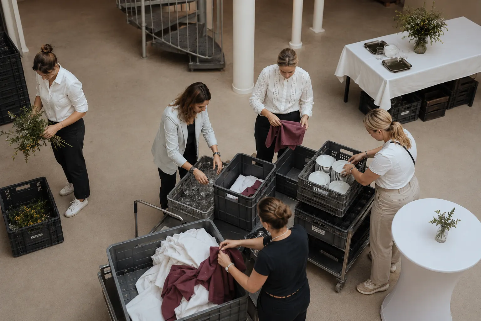 Servicepersonal für Veranstaltungen