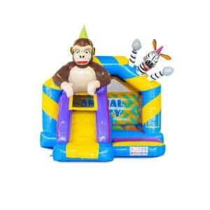 Hüpfburg Slide Combo Animal Party mit Rutsche