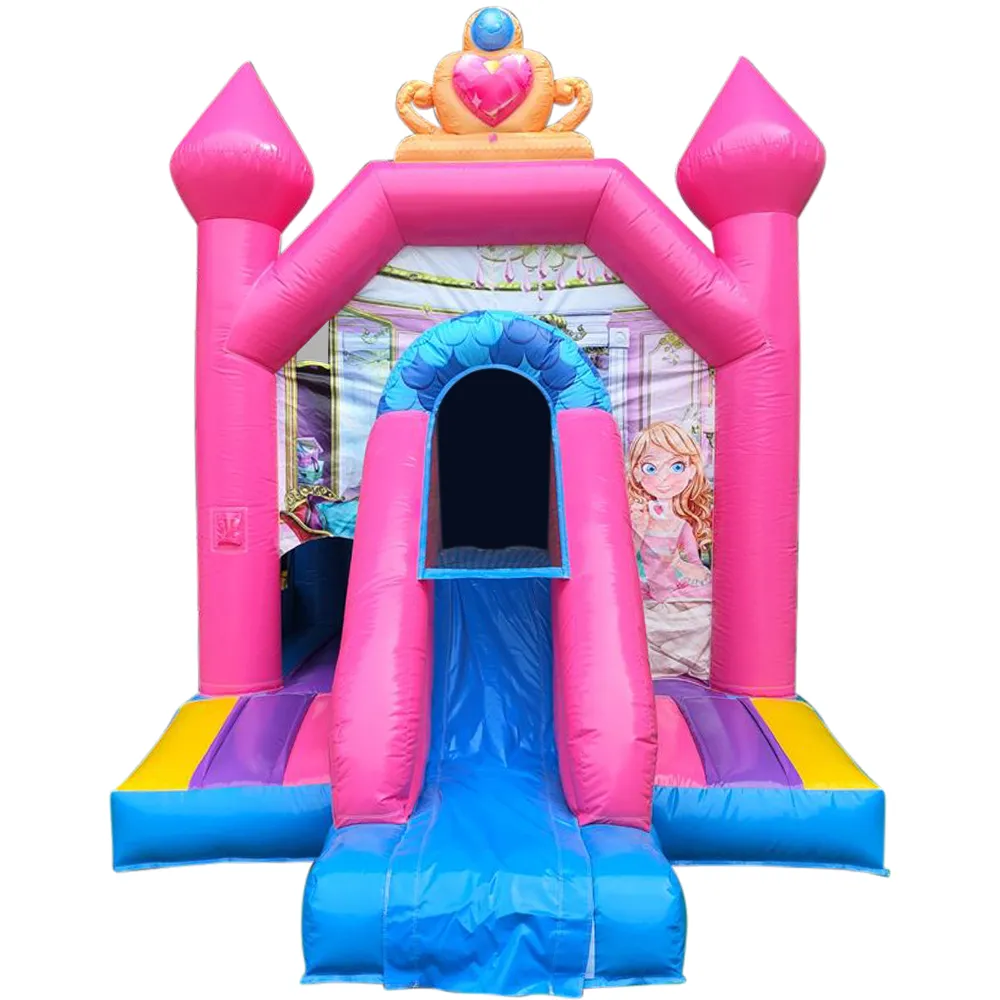 Hüpfburg Prinzessin mit Rutsche