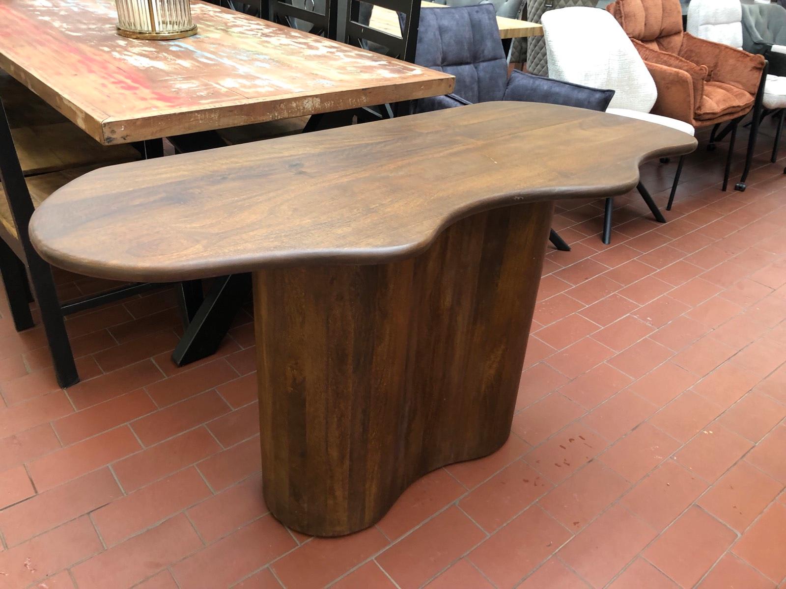 Konsolentisch Massivholz Mangoholz Braun
