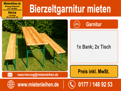 Bierzeltgarnitur / Festzeltgarnitur