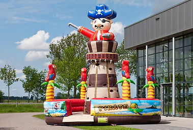 Hüpfburg Kletterberg Pirat