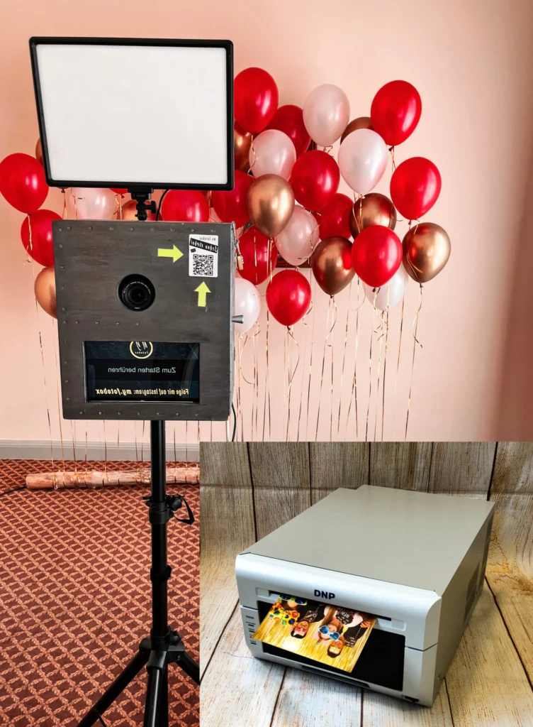 Fotobox mit Drucker