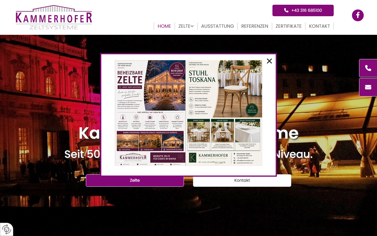Kammerhofer Zeltsysteme