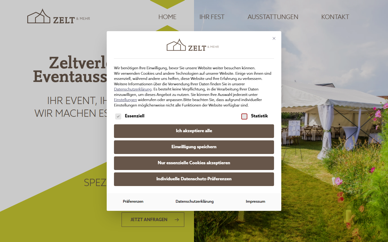 Zelt & Mehr